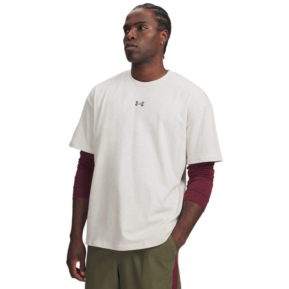 Under Armour Men's HeatGear Printed Short-Sleeve Shirt - Orange/Black/Yellow - ORANGE/BLACK/YELLOW